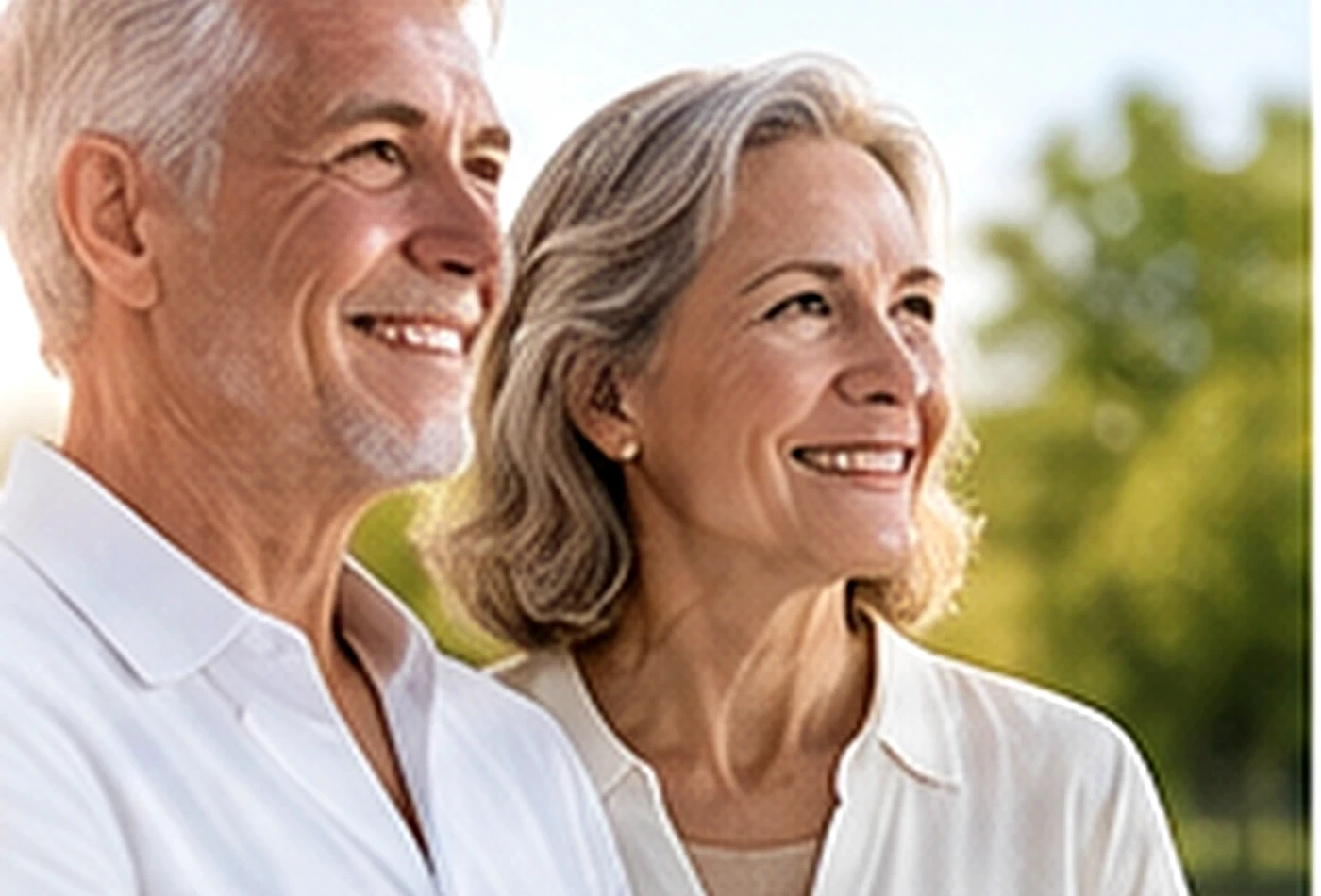 Healthy older adults discussing longevity assessment