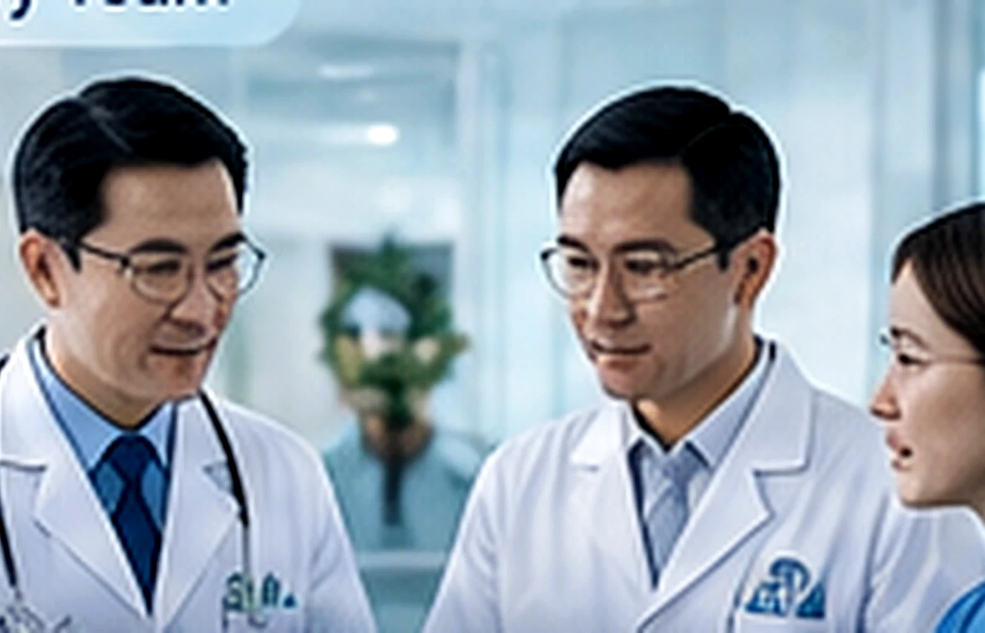 Medical team reviewing a complex international patient case